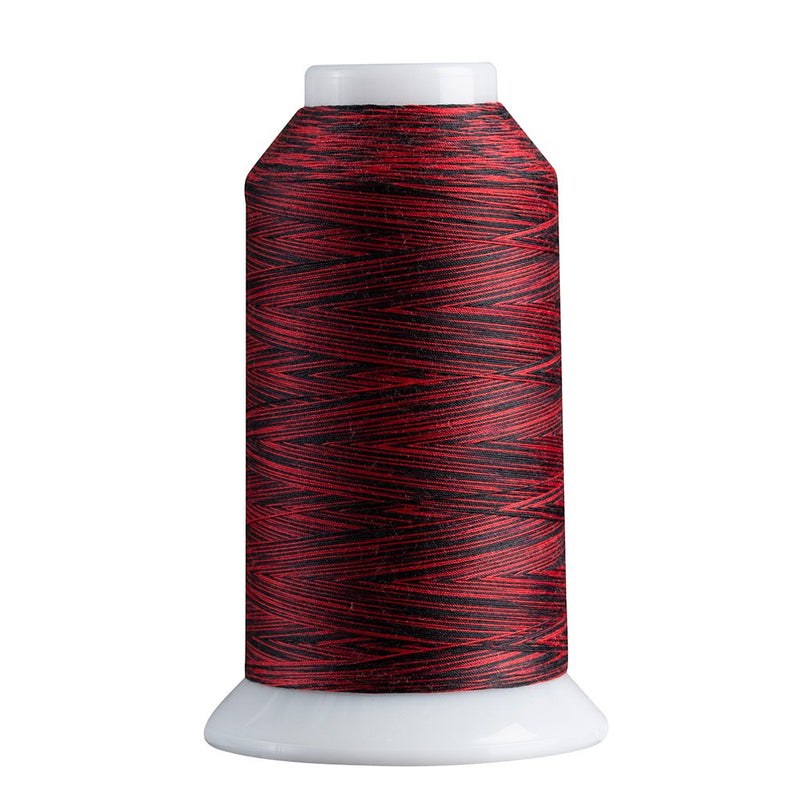 Superior Spirit 40wt Polyester 1650yd Variegated Thread Red Black