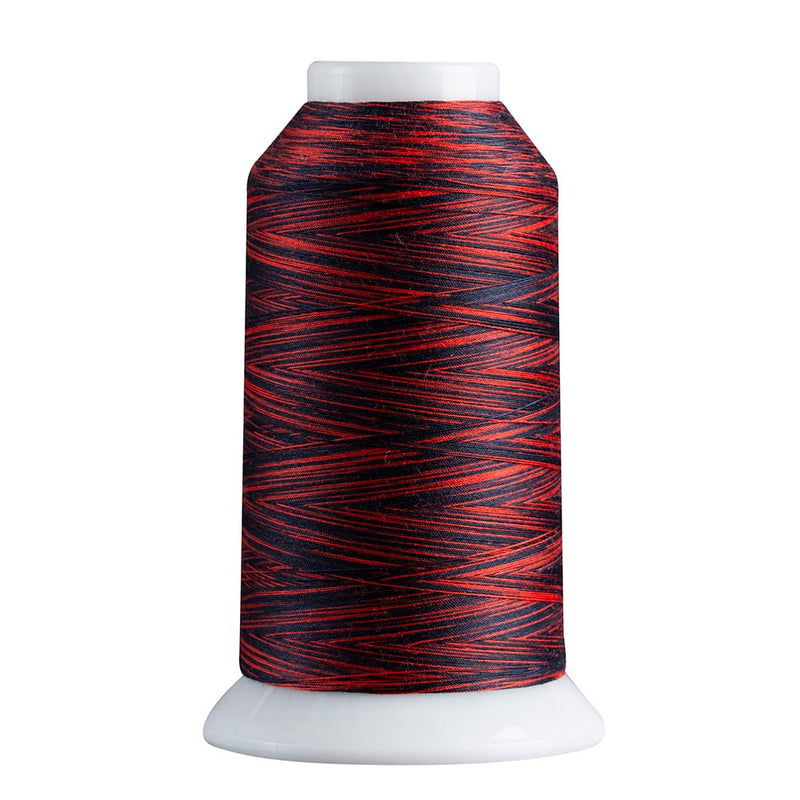 Superior Spirit 40wt Polyester 1650yd Variegated Thread Red Navy