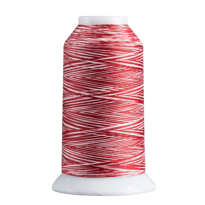 Superior Spirit 40wt Polyester 1650yd Variegated Thread Burgundy White