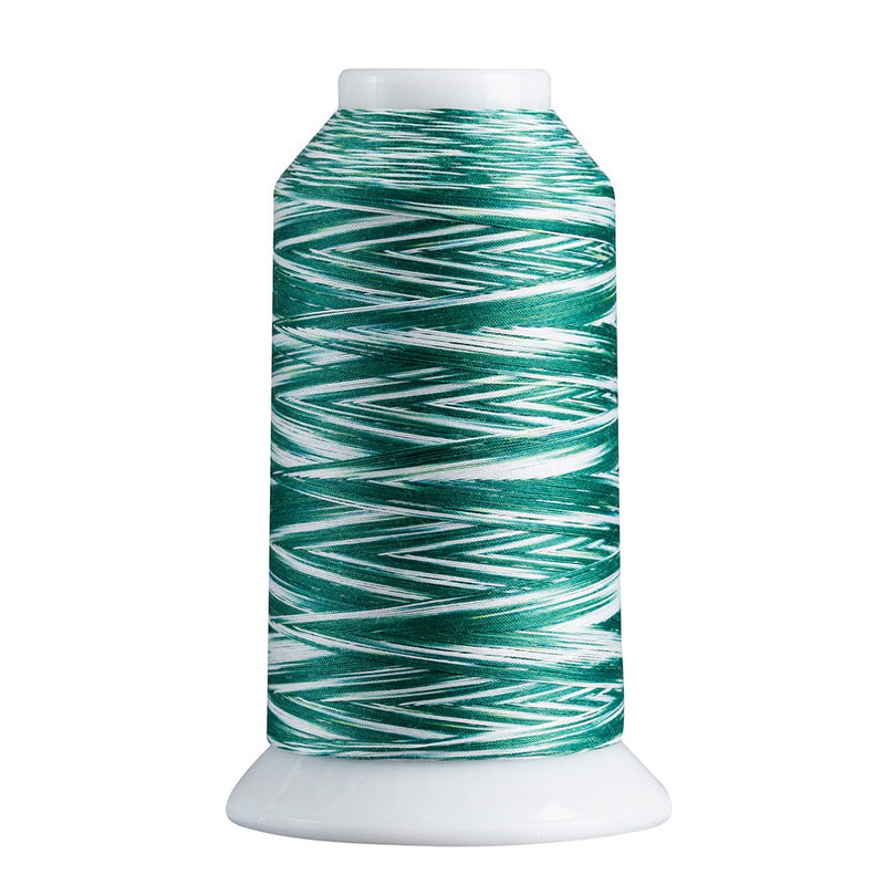 Superior Spirit 40wt Polyester 1650yd Variegated Thread Green White