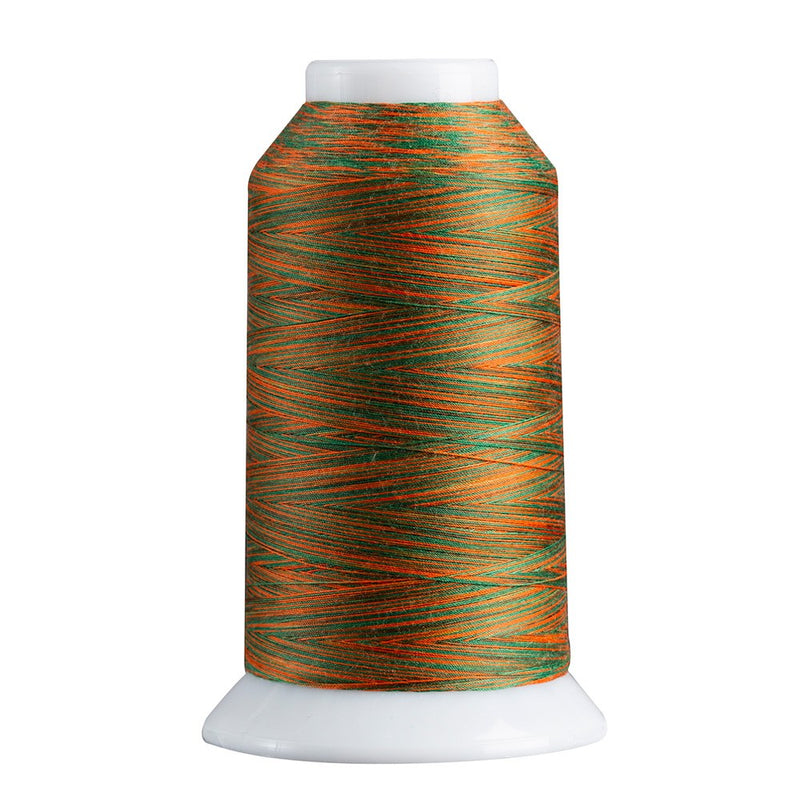 Superior Spirit 40wt Polyester 1650yd Variegated Thread Green Orange