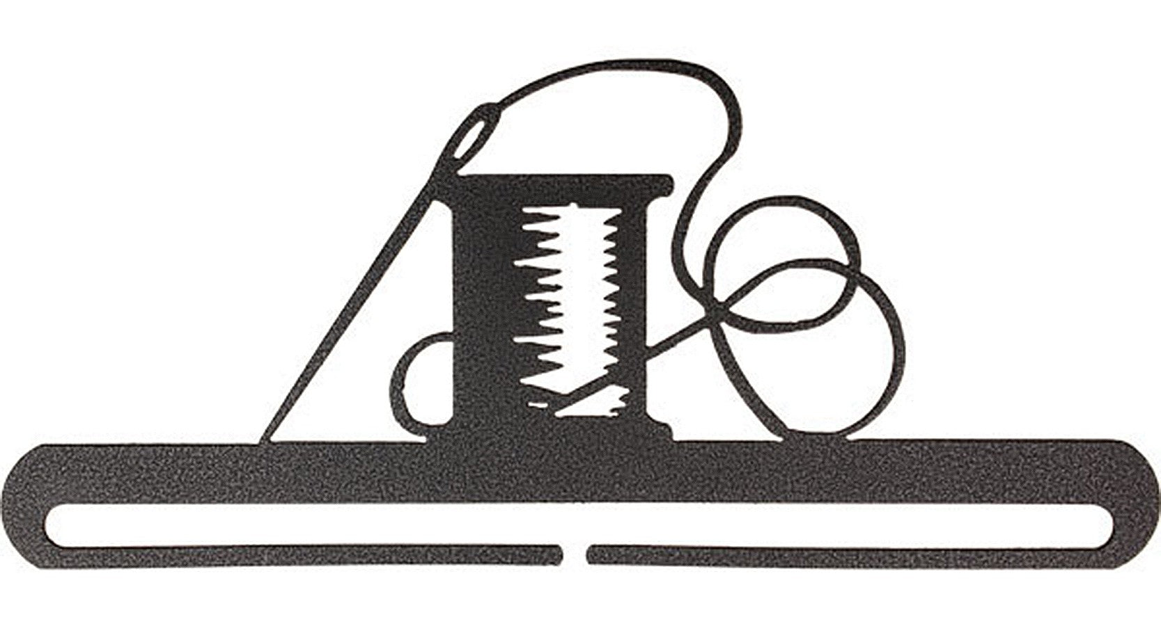 6in Needle & Thread Split Bottom Charcoal Fabric Holder