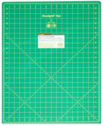 Cutting Mat Omnigrid Green with Yellow Grid 18in x 24in