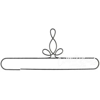 24in Heirloom Split Bottom Hanger Silver