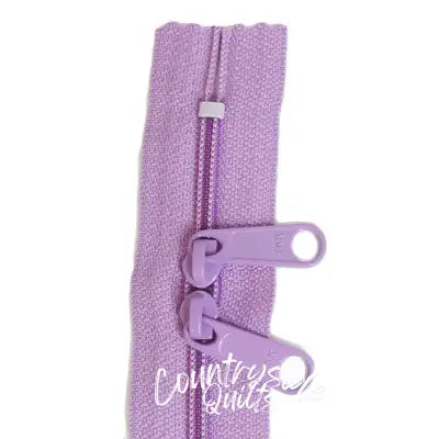 24in Lilac Zipper Double Slide