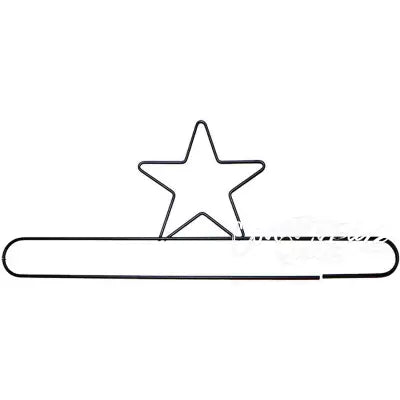 24in Star Split Bottom Hanger Silver