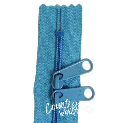 24in Teal Zipper Double Slide