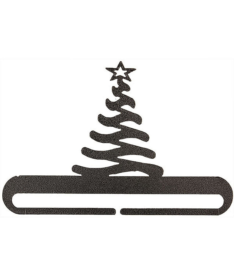 6in Modern Christmas Tree Split Bottom Charcoal