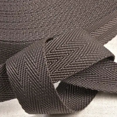 25mm Polypropylene Webbing in Brown