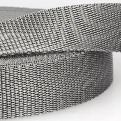25mm Polypropylene Webbing in Dark Grey
