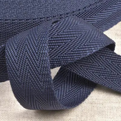 25mm Polypropylene Webbing in Navy