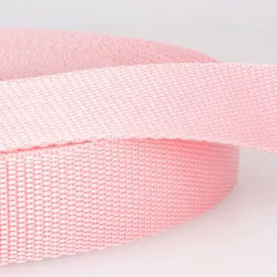25mm Polypropylene Webbing in Pink