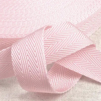 25mm Polypropylene Webbing in Pink