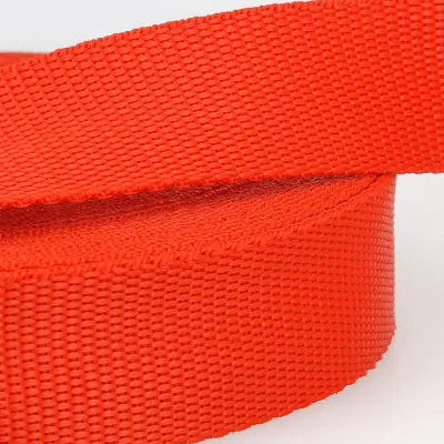 25mm Polypropylene Webbing in Red