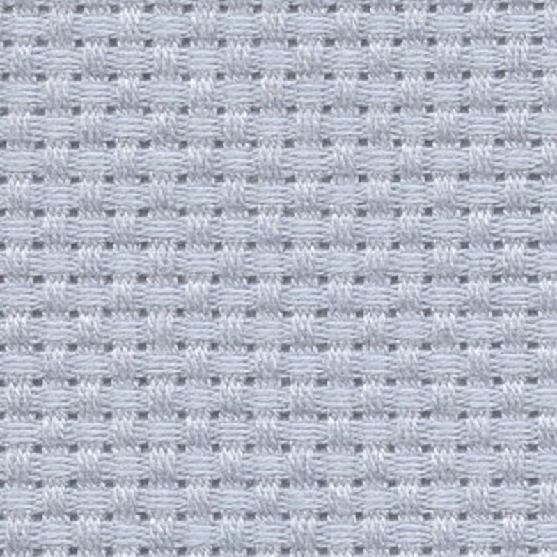 Cosmo Embroidery Cloth for Cross Stitch 16 Count Silver Grey
