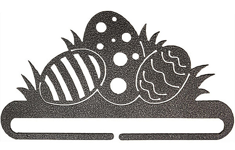 6in Easter Eggs Split Bottom Charcoal