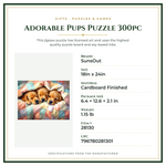 Product Specifications – Adorable Pups Puzzle 300pc