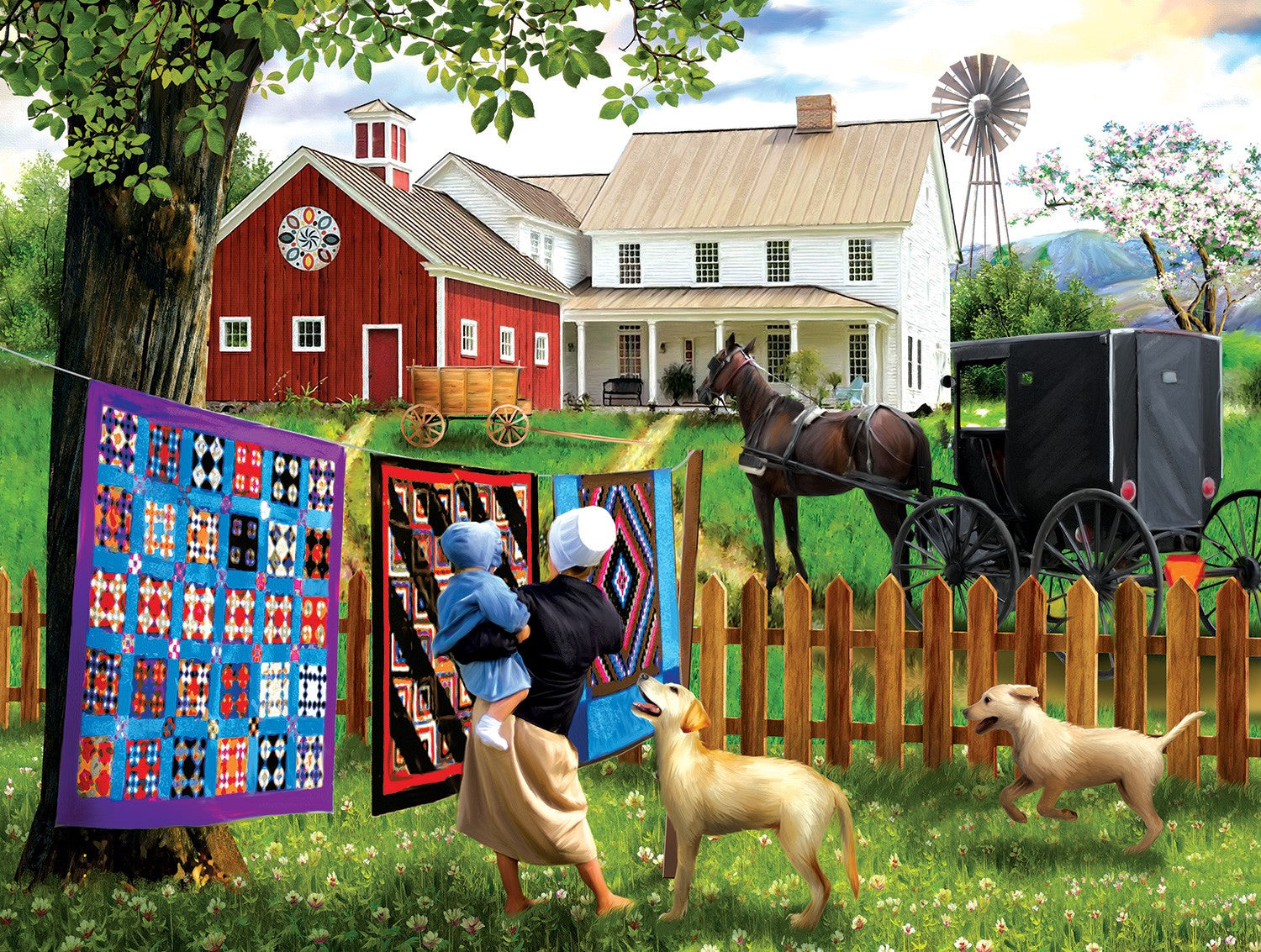 Family Homestead 500pc puzzle
