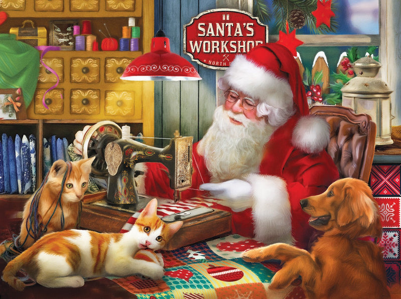 Santas Quilting Workshop 1000pc