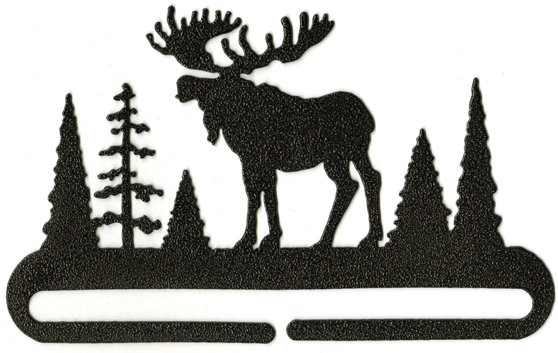 6in Split Bottom Holder Alaska Moose Charcoal