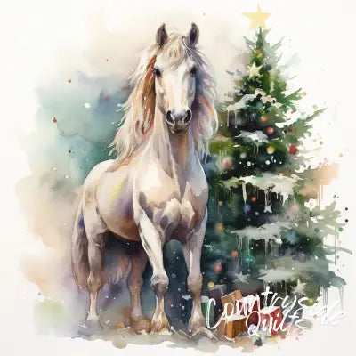 A Country Christmas Fabric Panel 84