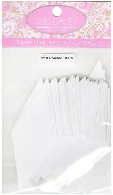 2in 8 Pointed Star Papers (100 pieces per bag)
