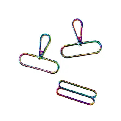 2in Adjustable Strap Hardware Kit Iridescent