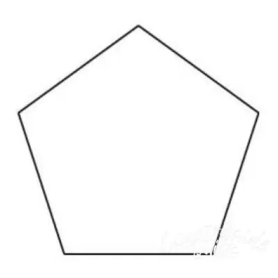2in Pentagon Template