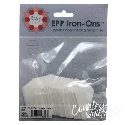 2in Pointed Dresden EPP Iron-on x 100