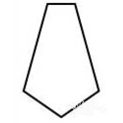 2in Pointed Dresden Template