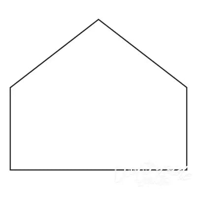 2in Pointed Scallop Template