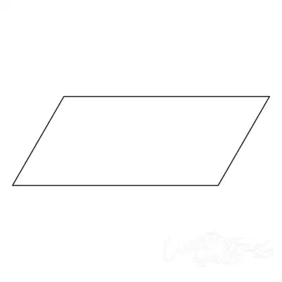 2in x 4in Parallelogram Papers