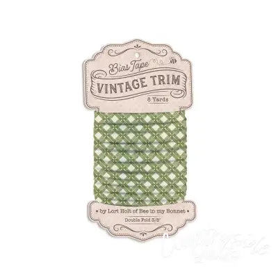 Lori Holt 3/8in Double Fold Bias Tape Tablecloth Olive