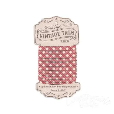 Lori Holt 3/8in Double Fold Bias Tape Tablecloth Schoolhouse