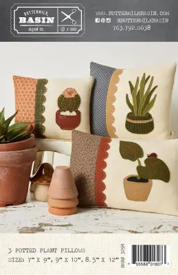 3 Potted Plant Pillows