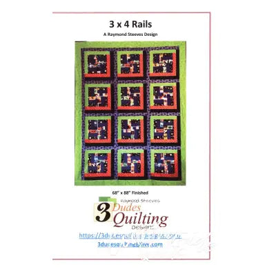 3 x 4 Rails Quilt Pattern