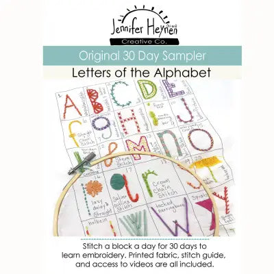 30 Day Sampler Letters of the Alphabet - Original