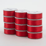 SuperBobs Polyester Bobbin 12pk L-Style Bright Red