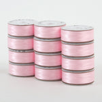 SuperBobs Polyester Bobbin 12pk L-Style Baby Pink
