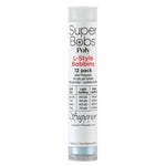 SuperBobs Polyester Bobbin 12pk L-Style Baby Blue