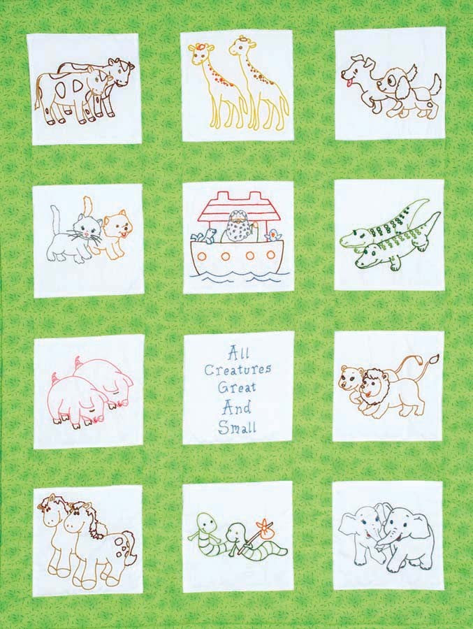 Noah's Ark Nursery Quilt Blocks