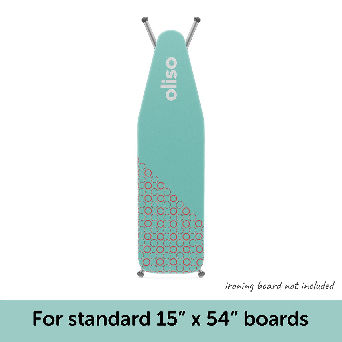 Ironing Board Cover Aqua and Coral