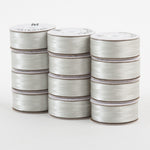 SuperBobs Polyester Bobbin 12pk M-Style Silver