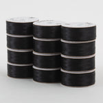SuperBobs Polyester Bobbin 12pk M-Style Black