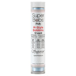 SuperBobs Polyester Bobbin 12pk M-Style Baby Blue