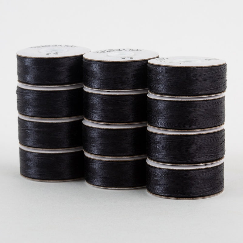 SuperBobs Polyester Bobbin 12pk M-Style Dark Gray