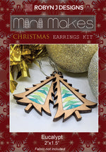 Christmas Tree Earring Eucalypt