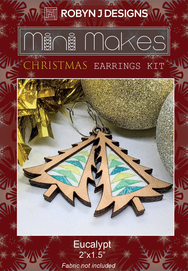 Christmas Tree Earring Eucalypt