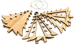 Christmas Tree Earring Eucalypt