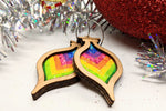 Christmas Bauble Earring Eucalypt